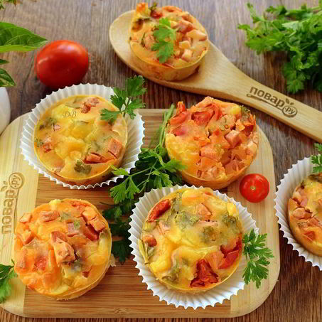 Рецепт Закусочных маффинов