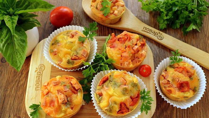 Рецепт закусочных маффинов