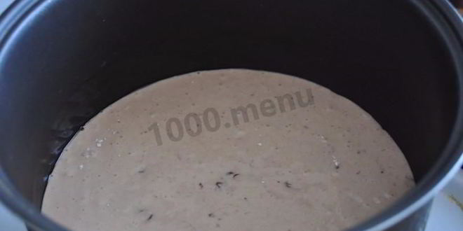 Рецепт быстрого пирога манник с вареньем