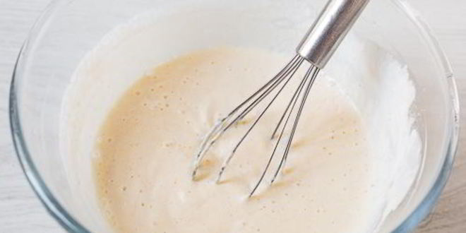 Рецепт манника с малиной