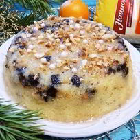 Рецепт Манника с шоколадом и миндалем