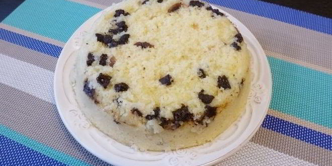 Рецепт манника с шоколадом и миндалем