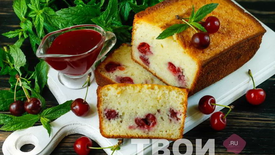 Рецепт манника с вишней