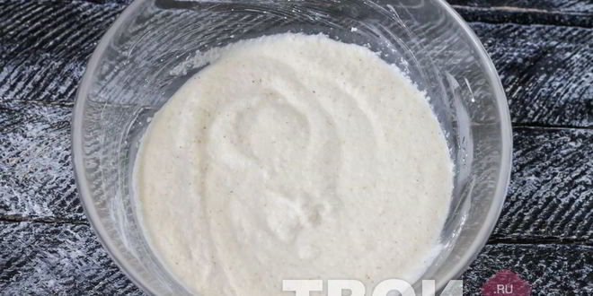 Рецепт манника с вишней