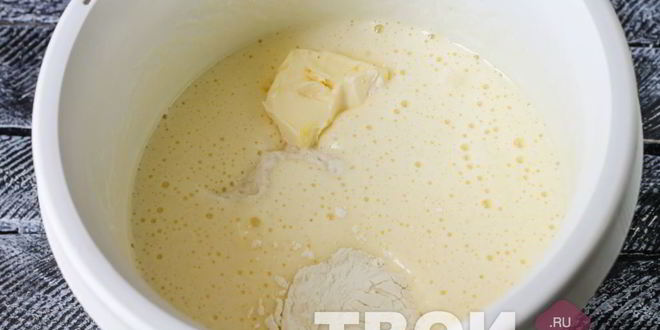 Рецепт манника с вишней