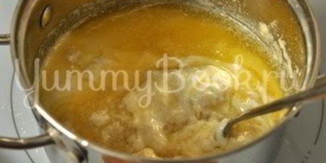 Рецепт манника с яблоками