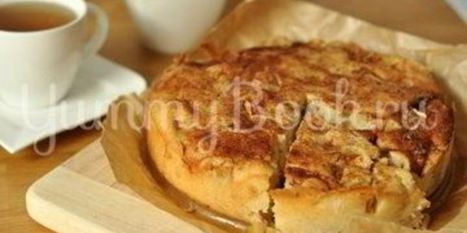 Рецепт манника с яблоками