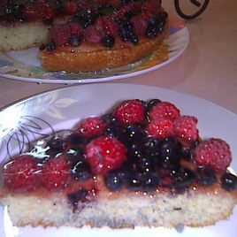 Рецепт Манника с ягодами