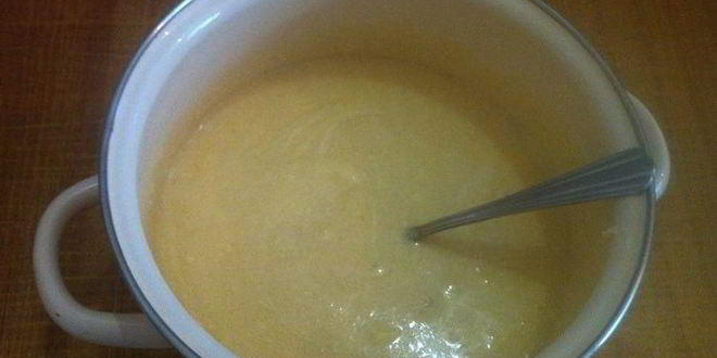 Рецепт манника шоколадного с халвой