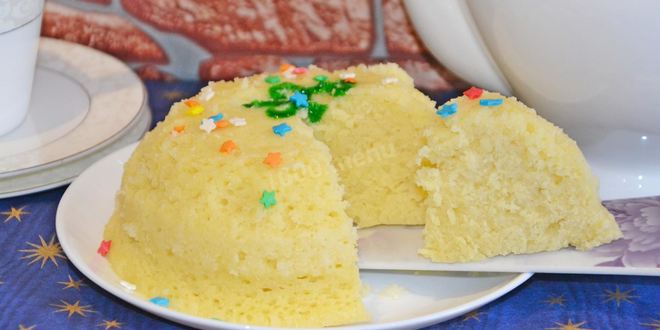 Рецепт манника в микроволновке на кефире быстро и вкусно