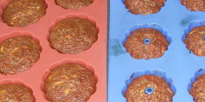 Рецепт ржаных манников с грушами и яблоками