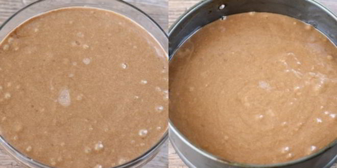 Рецепт шоколадного манника без яиц