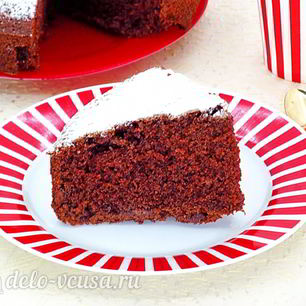 Рецепт Шоколадного манника на сметане