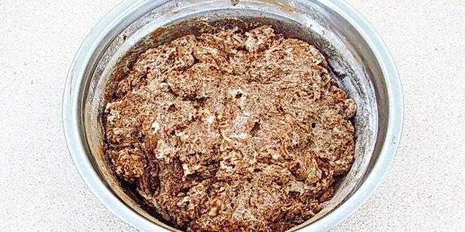 Рецепт шоколадного манника на сметане