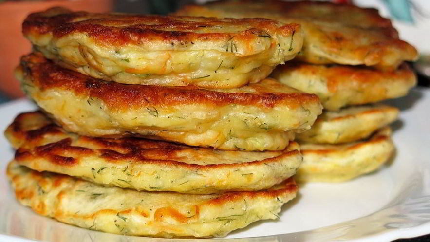 Рецепт капустных оладий