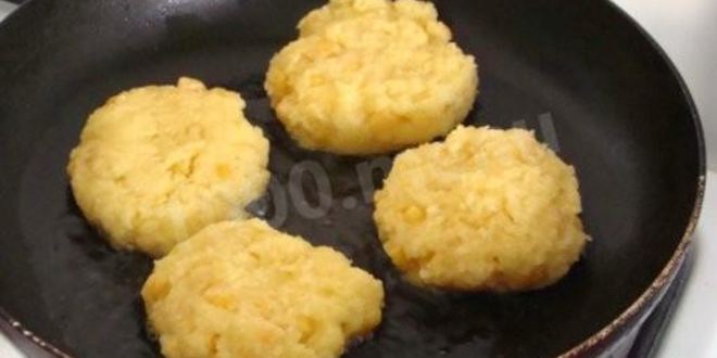 Рецепт кукурузных оладий с сыром моцарелла