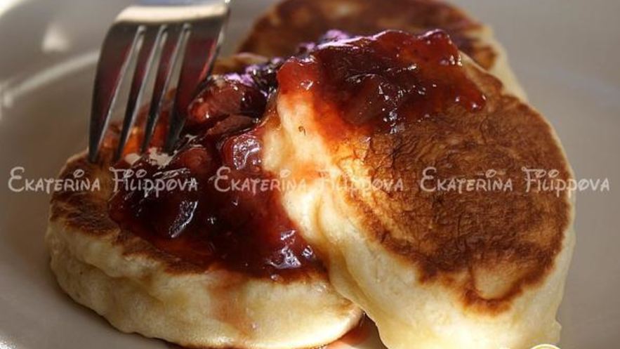 Рецепт лимонных дрожжевых оладий