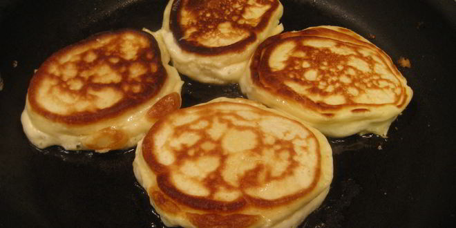 Рецепт лимонных оладий