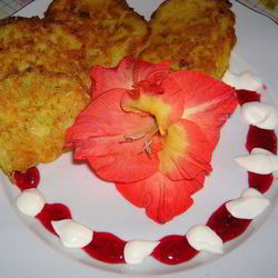 Рецепт Оладушек с яблоками, кабачками и тыквой