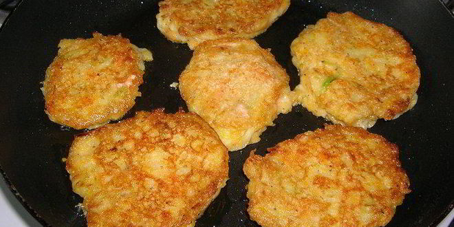 Рецепт оладушек с яблоками, кабачками и тыквой