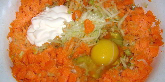 Рецепт оладушек с яблоками, кабачками и тыквой