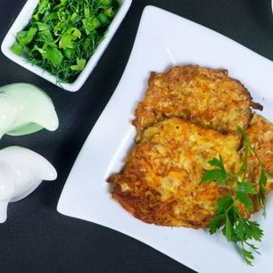 Рецепт Оладий диетических из кабачков