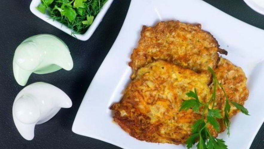 Рецепт оладий диетических из кабачков