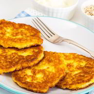 Рецепт Оладий из овсянки с яблоками