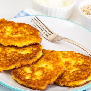 Рецепт Оладий из овсянки с яблоками