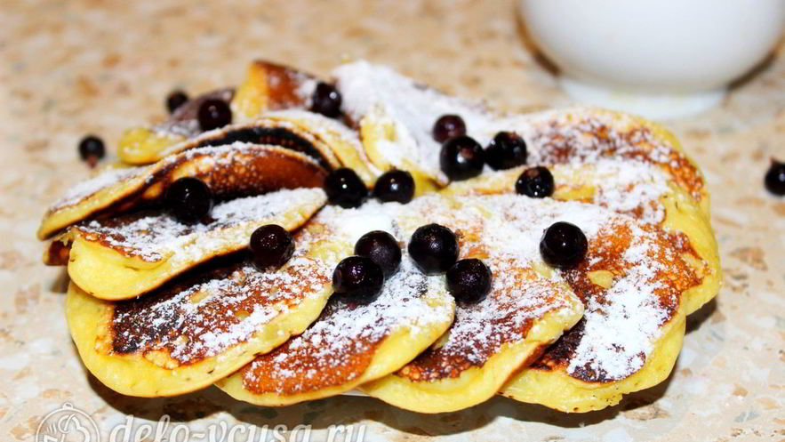 Рецепт оладий на йогурте