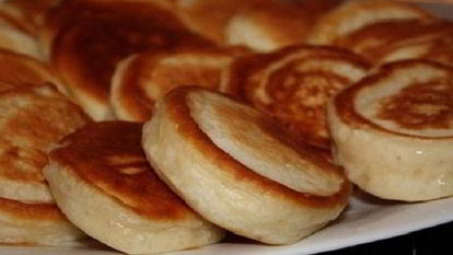 Рецепт Оладий на кипяченом кефире