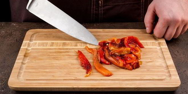 Рецепт оладий с кукурузой и запеченным перцем