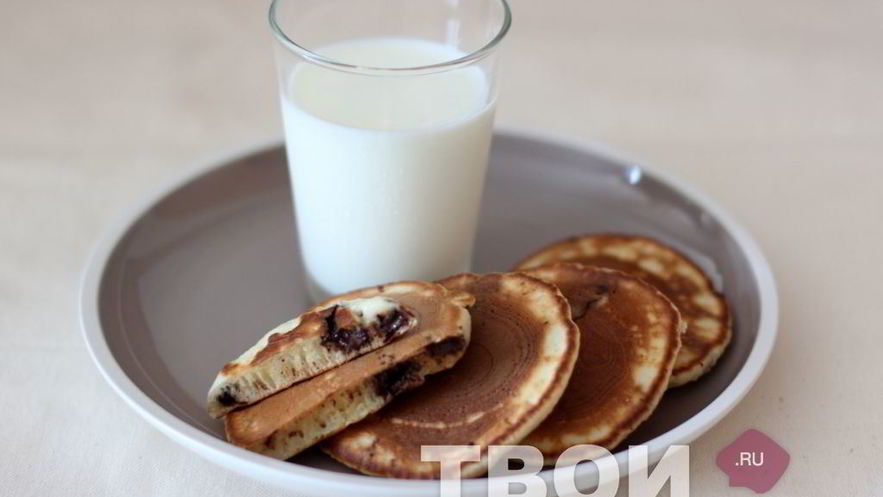 Рецепт оладий с шоколадом