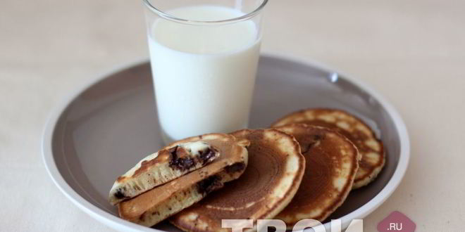 Рецепт оладий с шоколадом