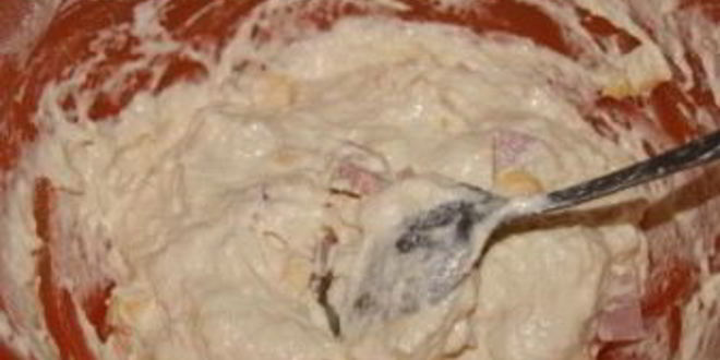 Рецепт оладий с ветчиной и сыром