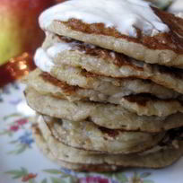 Рецепт Овсяно-банановых оладушки