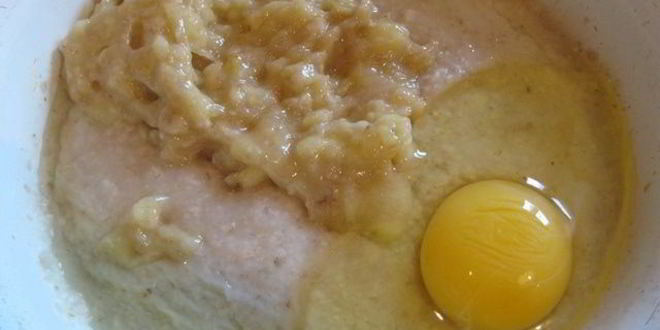 Рецепт овсяно-банановых оладушки