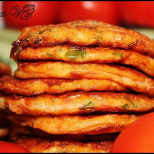 Рецепт Помидорно-кабачковых оладушки