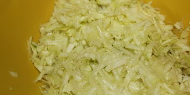 Рецепт помидорно-кабачковых оладушки