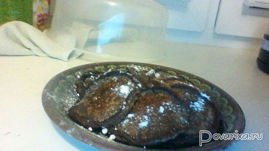 Рецепт шоколадна-банановых оладушки