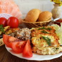 Сочные куриные оладушки