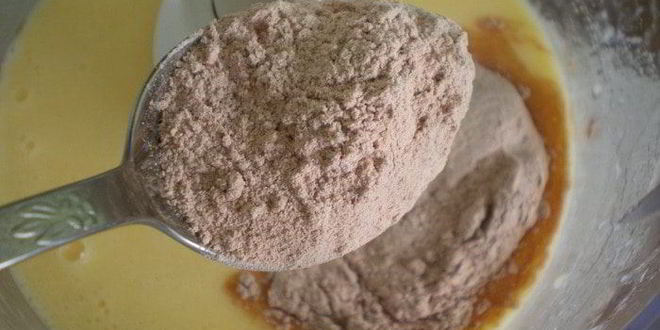 Рецепт вдвойне шоколадные оладьи