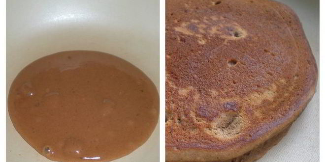 Рецепт вдвойне шоколадные оладьи