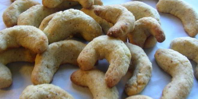 Рецепт кокосово-ванильных рогалики