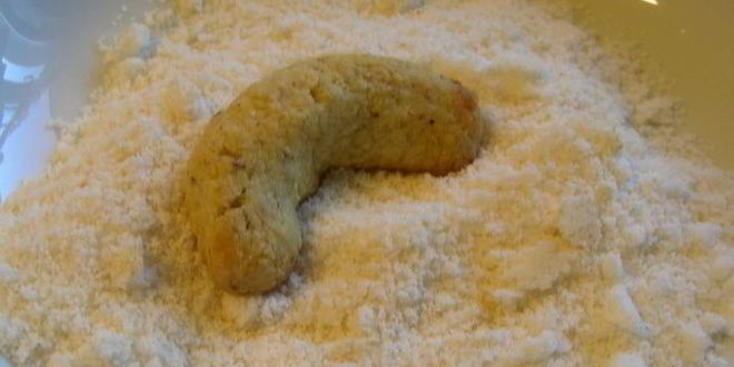 Рецепт кокосово-ванильных рогалики