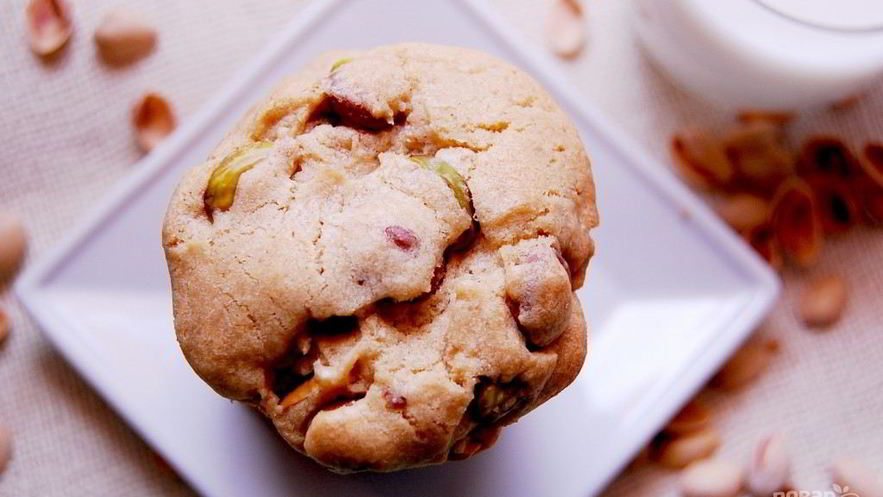 Рецепт печенья с фисташками и шоколадом