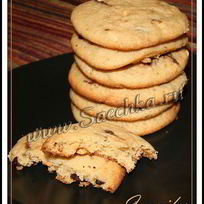 Печенье с шоколадными кусочками и кешью, Chocolate Chip Cashew Cookies