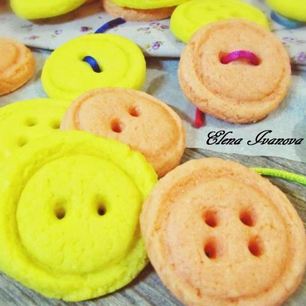 Рецепт Печенья Ванильные пуговицы