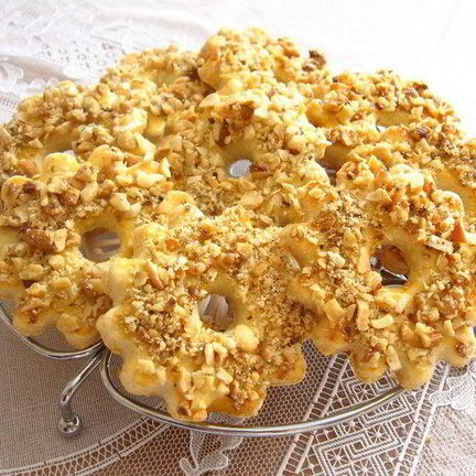 Рецепт Песочного печенья Кольца