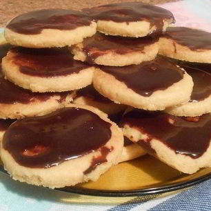 Рецепт Песочного печенья с глазурью